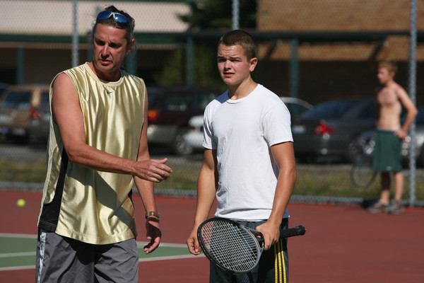 0420 VHS Boys Tennis practice 083007